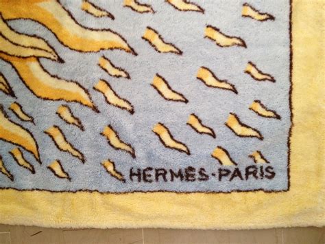 serviette de plage HERMÈS / DINGUE DE VINTAGE